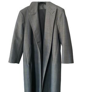 BALENCIAGA: Men's Plaid Oversized Cotton Flap Coat  - 46